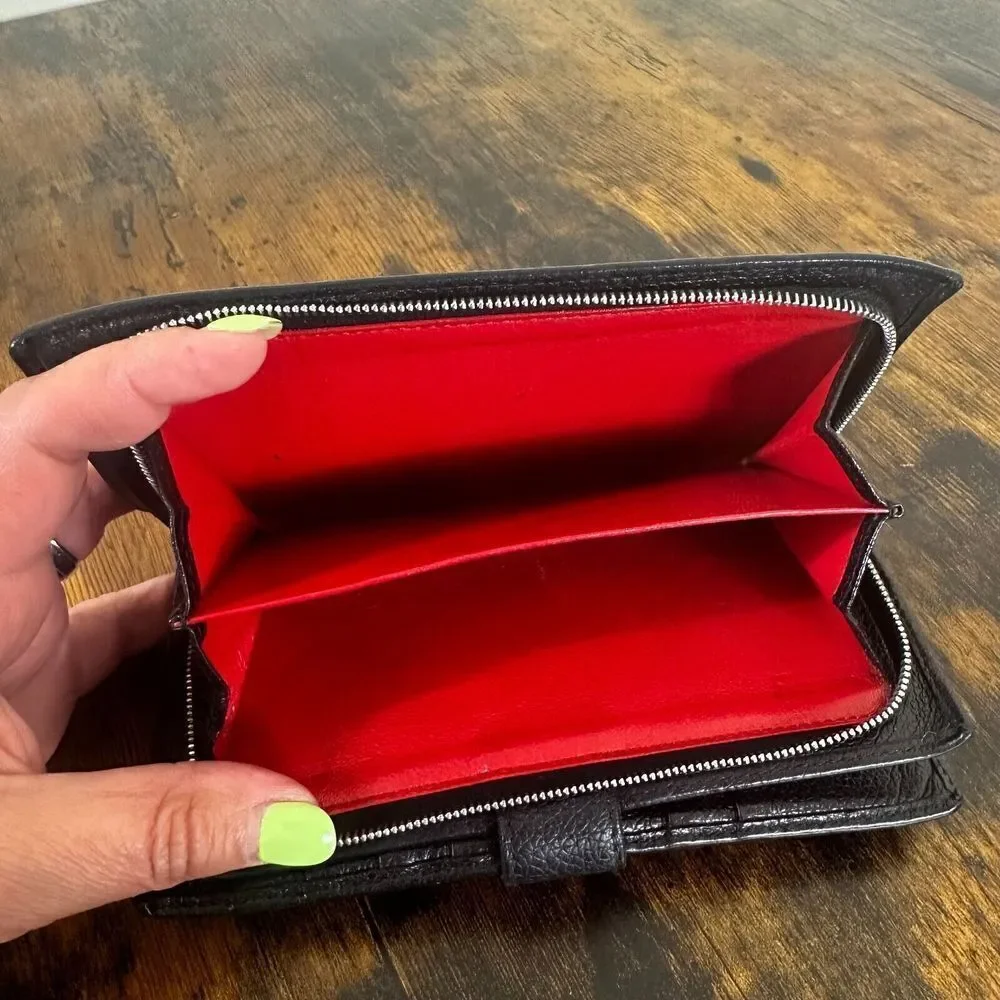 BVLGARI‎ B Zero Bifold Wallet Black Leather